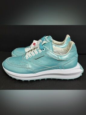 NEW OLIVERA 2 - ARUBA BLUE/WHITE SPIKELESS GOLF SHOES WOMEN’S SIZE 7.5 RARE $249